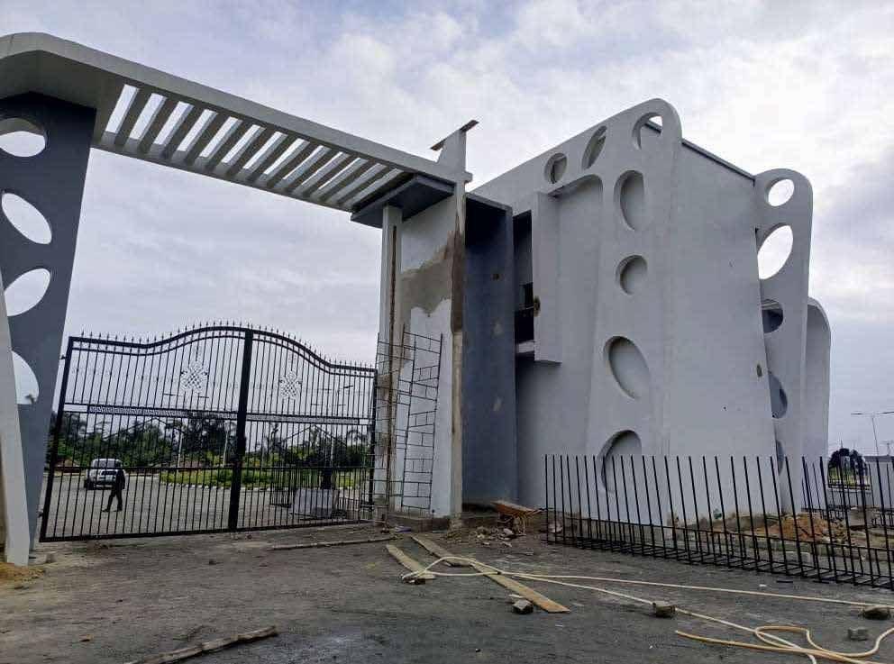 Gatehouse and entrance at Tiwa Garden Estate, Ibeju-Lekki, Lagos